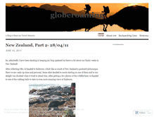 Tablet Screenshot of globeroaming.wordpress.com