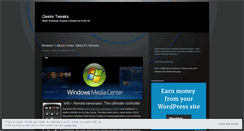 Desktop Screenshot of geekstweaks.wordpress.com