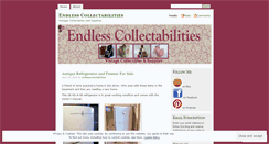 Desktop Screenshot of endlesscollectabilities.wordpress.com