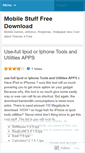 Mobile Screenshot of mobilestuffdownloads.wordpress.com