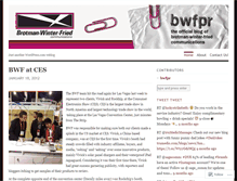 Tablet Screenshot of bwfpr.wordpress.com