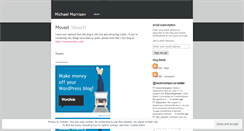 Desktop Screenshot of mickmorrison.wordpress.com