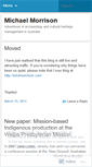 Mobile Screenshot of mickmorrison.wordpress.com