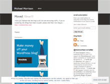 Tablet Screenshot of mickmorrison.wordpress.com