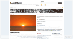 Desktop Screenshot of forestplanet.wordpress.com