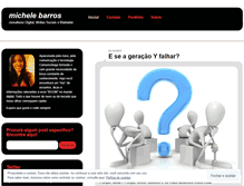 Tablet Screenshot of michelebarros.wordpress.com