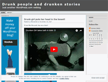 Tablet Screenshot of drunkparty.wordpress.com