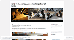 Desktop Screenshot of handtooljourney.wordpress.com