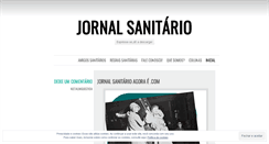 Desktop Screenshot of jornalsanitario.wordpress.com