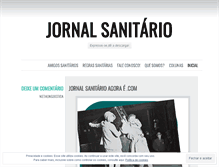 Tablet Screenshot of jornalsanitario.wordpress.com