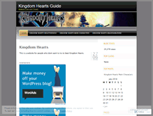 Tablet Screenshot of kingdomheartsguide.wordpress.com