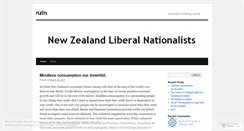 Desktop Screenshot of nzln.wordpress.com