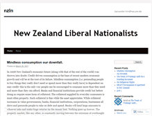 Tablet Screenshot of nzln.wordpress.com