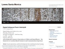 Tablet Screenshot of loewshotelsm.wordpress.com