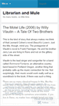 Mobile Screenshot of librarianmule.wordpress.com