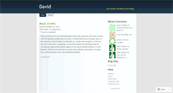 Desktop Screenshot of davidblog.wordpress.com