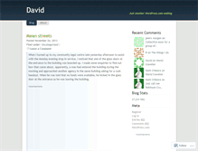 Tablet Screenshot of davidblog.wordpress.com