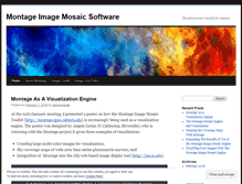 Tablet Screenshot of montageblog.wordpress.com