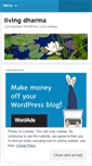 Mobile Screenshot of livingdharma.wordpress.com