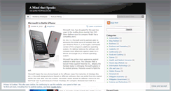 Desktop Screenshot of expressivemind.wordpress.com