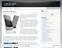 Tablet Screenshot of expressivemind.wordpress.com