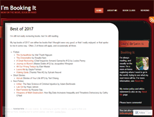 Tablet Screenshot of imbookingit.wordpress.com