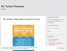 Tablet Screenshot of kcturnerpresents.wordpress.com