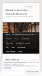 Mobile Screenshot of libgame.wordpress.com