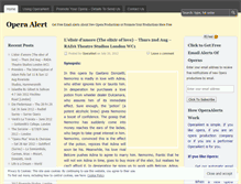 Tablet Screenshot of operaalert.wordpress.com