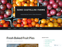 Tablet Screenshot of genecastellinifarms.wordpress.com