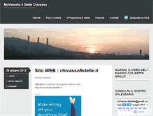 Tablet Screenshot of chivasso5stelle.wordpress.com