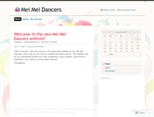 Tablet Screenshot of meimeidancers.wordpress.com