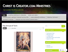 Tablet Screenshot of christiscreator.wordpress.com