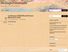 Tablet Screenshot of navyugschoolmorbi.wordpress.com