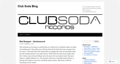 Desktop Screenshot of clubsodarecords.wordpress.com