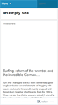 Mobile Screenshot of anemptysea.wordpress.com