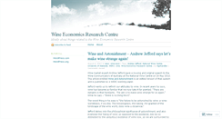 Desktop Screenshot of adelaideeconomics.wordpress.com