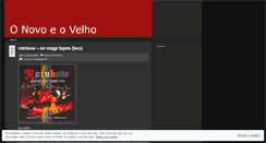 Desktop Screenshot of onovoeovelho.wordpress.com