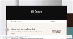 Desktop Screenshot of eburneo.wordpress.com