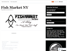 Tablet Screenshot of fishmarketny.wordpress.com