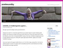 Tablet Screenshot of anettesundby.wordpress.com