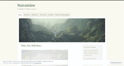 Desktop Screenshot of naicamine.wordpress.com