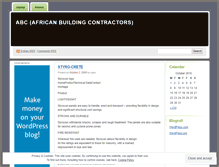 Tablet Screenshot of africanbuildingcontractors.wordpress.com