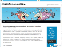 Tablet Screenshot of conscienciasanitaria.wordpress.com