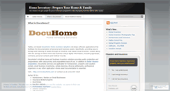 Desktop Screenshot of docuhome.wordpress.com