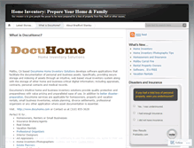 Tablet Screenshot of docuhome.wordpress.com