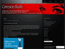 Tablet Screenshot of crimsonrush.wordpress.com