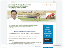 Tablet Screenshot of janareddy.wordpress.com