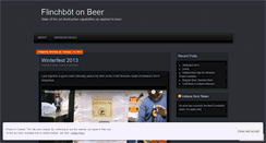 Desktop Screenshot of flinchbotbeer.wordpress.com