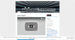 Desktop Screenshot of elmundoelectronico.wordpress.com